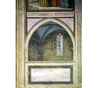 DQCJIYIGL Célèbre Poster Image Déco D'Art Murale Architecture gothique par Giotto Di Bondone Murale Tableaux Toile Pour la Décoration Murale 60x90cm