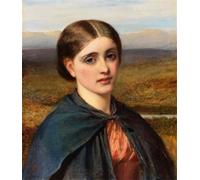DQCJIYIGL Célèbre Poster Image Déco D'Art Murale Étude d'une tête irlandaise Charles Sillem Lidderdale Murale Tableaux Toile Pour la Décoration Murale 60x90cm