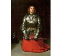 DQCJIYIGL Célèbre Poster Image Déco D'Art Murale Jeanne d'Arc de John Everett Millais Murale Tableaux Toile Pour la Décoration Murale 60x90cm