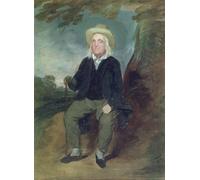 DQCJIYIGL Célèbre Poster Image Déco D'Art Murale Jeremy Bentham dans un paysage imaginaire de George Frederick Watts Murale Tableaux Toile Pour la Décoration Murale 60x90cm