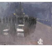 DQCJIYIGL Célèbre Poster Image Déco D'Art Murale L'arrivo Dei Delegati Tedeschi a Bordo Della Hms Queen Elizabeth Th November Di John Lavery Murale Tableaux Toile Pour la Décoration Murale 60x90cm