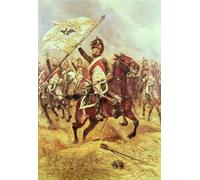 DQCJIYIGL Célèbre Poster Image Déco D'Art Murale le Trophée Th Dragoon Regiment par Jean Baptiste Edouard Détails Murale Tableaux Toile Pour la Décoration Murale 60x90cm