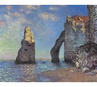 DQCJIYIGL Célèbre Poster Image Déco D'Art Murale les falaises d'Etretat de Claude Monet Murale Tableaux Toile Pour la Décoration Murale 60x90cm