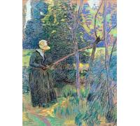 DQCJIYIGL Célèbre Poster Image Déco D'Art Murale Madame Guillaumin Pêche par Jean Baptiste Armand Guillaumin Murale Tableaux Toile Pour la Décoration Murale 60x90cm