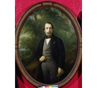 DQCJIYIGL Célèbre Poster Image Déco D'Art Murale Portrait de Napoléon III par Xaver Winterhalter Murale Tableaux Toile Pour la Décoration Murale 60x90cm