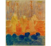 DQCJIYIGL De Célèbres Tableaux Affiche de Arts Affiche Artistique Après la représentation de Marianne Von Werefkin Prints Toile Pour la Décoration du Salon 60x90cm
