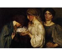 DQCJIYIGL De Célèbres Tableaux Affiche de Arts Affiche Artistique Bouquet parfumé par Robert Anning Bell Prints Toile Pour la Décoration du Salon 60x90cm