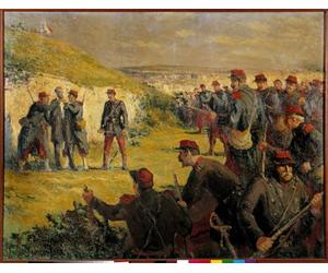 DQCJIYIGL De Célèbres Tableaux Affiche de Arts Affiche Artistique Commune de Paris Mort d'Eugène Varlin abattu par Maximilien Luce Prints Toile Pour la Décoration du Salon 60x90cm