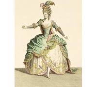 DQCJIYIGL De Célèbres Tableaux Affiche de Arts Affiche Artistique Costume pour Vénus dans plusieurs opéras de Jean Baptiste Prints Toile Pour la Décoration du Salon 60x90cm