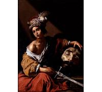 DQCJIYIGL De Célèbres Tableaux Affiche de Arts Affiche Artistique David avec la tête de Goliath de Claude Vignon Prints Toile Pour la Décoration du Salon 60x90cm
