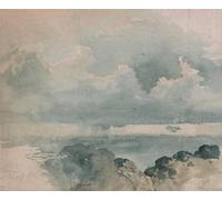 DQCJIYIGL De Célèbres Tableaux Affiche de Arts Affiche Artistique Étude du ciel par un artiste célèbre Prints Toile Pour la Décoration du Salon 60x90cm