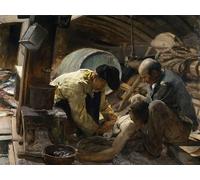 DQCJIYIGL De Célèbres Tableaux Affiche de Arts Affiche Artistique Ils disent toujours que le poisson est cher de Joaquín Sorolla Prints Toile Pour la Décoration du Salon 60x90cm