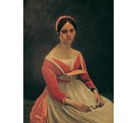 DQCJIYIGL De Célèbres Tableaux Affiche de Arts Affiche Artistique Madame Legois de Jean Baptiste Camille Corot Prints Toile Pour la Décoration du Salon 60x90cm