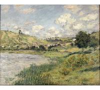 DQCJIYIGL De Célèbres Tableaux Affiche de Arts Affiche Artistique Paysage de Vétheuil par Claude Monet Prints Toile Pour la Décoration du Salon 60x90cm