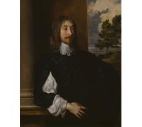 DQCJIYIGL De Célèbres Tableaux Affiche de Arts Affiche Artistique Portrait de Sir William Killigrew parVan Dyck Prints Toile Pour la Décoration du Salon 60x90cm