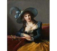 DQCJIYIGL De Célèbres Tableaux Moderne Toile Décor Art Mural Classique Antoinette Elisabeth Marie D'aguesseau by Louise Élisabeth Vigée Le Brun Pour la Décoration de la Chambre à Coucher 60x90cm