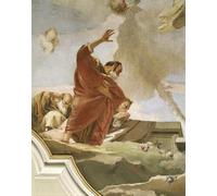 DQCJIYIGL De Célèbres Tableaux Moderne Toile Décor Art Mural Classique Assomption de Battista Abstrait Peinture Pour la Décoration de la Chambre à Coucher 60x90cm
