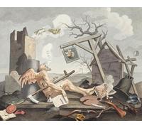 DQCJIYIGL De Célèbres Tableaux Moderne Toile Décor Art Mural Classique Bathos Manière de couler dans des peintures sublimes de William Hogarth Pour la Décoration de la Chambre à Coucher 60x90cm