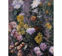 DQCJIYIGL De Célèbres Tableaux Moderne Toile Décor Art Mural Classique Jardin blanc et jaune au Petit Gennevilliers Gustave Caillebotte Pour la Décoration de la Chambre à Coucher 60x90cm