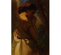 DQCJIYIGL De Célèbres Tableaux Moderne Toile Décor Art Mural Classique l'Ange de Théodore Chasseriau Abstrait Peinture Pour la Décoration de la Chambre à Coucher 60x90cm