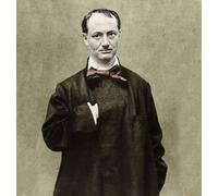 DQCJIYIGL De Célèbres Tableaux Moderne Toile Décor Art Mural Classique Portrait du poète Charles Baudelaire par Etienne Carjat Abstrait Peinture Pour la Décoration de la Chambre à Coucher 60x90cm