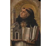 DQCJIYIGL De Célèbres Tableaux Moderne Toile Décor Art Mural Classique Saint d'Aquin de Carlo Crivelli Abstrait Peinture Pour la Décoration de la Chambre à Coucher 60x90cm