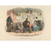 DQCJIYIGL De Célèbres Tableaux Murale Art Posté Affiches et Impressions Illustration pour David Copperfield par Hablot Knight Browne Animaux Art Poster Pour les Décorations pour la Maison 60x90cm