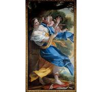 DQCJIYIGL De Célèbres Tableaux Murale Art Posté Affiches et Impressions La revanche de l'amour Peinture de Simon Vouet Animaux Art Poster Pour les Décorations pour la Maison 60x90cm