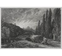 DQCJIYIGL De Célèbres Tableaux Murale Art Posté Affiches et Impressions le premier laboureur par le célèbre peintre Animaux Art Poster Pour les Décorations pour la Maison 60x90cm