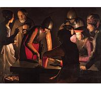DQCJIYIGL De Célèbres Tableaux Murale Art Posté Affiches et Impressions le Reniement de saint Pierre de Georges De La Tour Animaux Art Poster Pour les Décorations pour la Maison 60x90cm