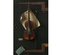 DQCJIYIGL De Célèbres Tableaux Murale Art Posté Affiches et Impressions le vieux violon de William Michael Harnett Animaux Art Poster Pour les Décorations pour la Maison 60x90cm