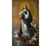 DQCJIYIGL De Célèbres Tableaux Murale Art Posté Affiches et Impressions l'Immaculée Conception de la Vierge par Bartolomé Esteban Murillo Animaux Art Poster Pour les Décorations pour la Maison 60x90cm