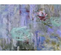 DQCJIYIGL De Célèbres Tableaux Murale Art Posté Affiches et Impressions Nymphéas et reflets d'un saule de Claude Monet Animaux Art Poster Pour les Décorations pour la Maison 60x90cm