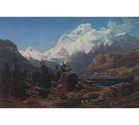 DQCJIYIGL De Célèbres Tableaux Murale Art Posté Affiches et Impressions Paysage suisse Aleksey Savrassov Animaux Art Poster Pour les Décorations pour la Maison 60x90cm