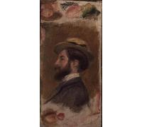 DQCJIYIGL De Célèbres Tableaux Murale Art Posté Affiches et Impressions Portrait de Monsieur Clapisson par Pierre Auguste Renoir Animaux Art Poster Pour les Décorations pour la Maison 60x90cm