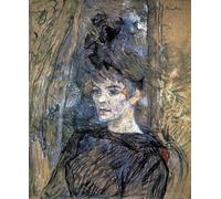 DQCJIYIGL De Célèbres Tableaux Murale Art Posté Affiches et Impressions Portrait de Suzanne Valadon par Henri De Toulouse Lautrec Animaux Art Poster Pour les Décorations pour la Maison 60x90cm