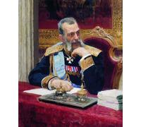 DQCJIYIGL De Célèbres Tableaux Murale Art Posté Affiches et Impressions Portrait du grand-duc Vladimir Alexandrovitch par Il'ya Repin Animaux Art Poster Pour les Décorations pour la Maison 60x90cm