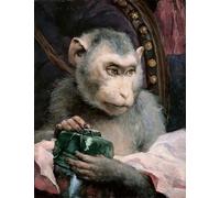 DQCJIYIGL De Célèbres Tableaux Murale Art Posté Affiches et Impressions Renonciation par Gabriel Cornelius Ritter Von Max Animaux Art Poster Pour les Décorations pour la Maison 60x90cm