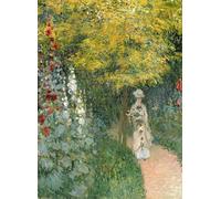 DQCJIYIGL De Célèbres Tableaux Murale Art Posté Affiches et Impressions Roseraie de Claude Monet Animaux Art Poster Pour les Décorations pour la Maison 60x90cm