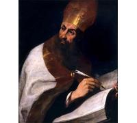 DQCJIYIGL De Célèbres Tableaux Murale Art Posté Affiches et Impressions Saint Augustin Saint Augustin Eveque d'Hippone par Daniele Crespi Animaux Art Poster Pour les Décorations pour la Maison 60x90cm