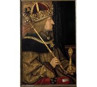 DQCJIYIGL De Célèbres Tableaux Murale Art Posté Affiches et Impressions Saint Empereur romain le Pacifique par Hans Burgkmair Animaux Art Poster Pour les Décorations pour la Maison 60x90cm
