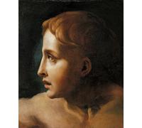 DQCJIYIGL De Célèbres Tableaux Murale Art Posté Affiches et Impressions Tête d'un jeune de Théodore Géricault Animaux Art Poster Pour les Décorations pour la Maison 60x90cm