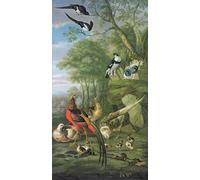 DQCJIYIGL De Célèbres Tableaux Murale Art Posté Affiches et Impressions une chasseanimaux avec des lances de Jan Van Der Straet Animaux Art Poster Pour les Décorations pour la Maison 60x90cm