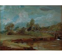DQCJIYIGL De Célèbres Tableaux Murale Art Posté Affiches et Impressions Verrouiller d'un par John Constable Animaux Art Poster Pour les Décorations pour la Maison 60x90cm