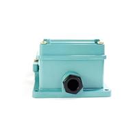 DQFOCPHHAA 1 PCS AC 250V 15A 1NO 1NC Momentary Treadle Pedal Foot Switch w Cable Gland TFS-402 Green