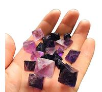 DQFOCPHHAA 100g Spécimens de Quartz de Fluorite Naturelle Ornements de Cube de Quartz de Fluorite Violets octaédriques for la LIUZIIHAYIN