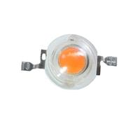 DQFOCPHHAA 100pcs 3W high Power led Lamp Beads Plant Grow Light Bulb Full Spectrum 400-840nm Chip 3-3.6V 500-700mA 260-280LM