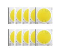 DQFOCPHHAA 10pcs a lot Ceramics Base LED COB Chip 12w 15w 20w 30w 50w AC220V 3w 5w 7w 9w LED Diode for Spotlight Downlight DIY Repair Parts(White 6500K,5W 1414MM)