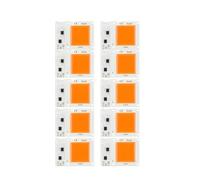 DQFOCPHHAA 10PCS Grow Plant Light AC230V 5W 10W 20W 30W 50W LED COB phytolamp chip Full Spectrum for Grow Tent Box Indoor Aquatic Lighting(5W 220V 10pcs)