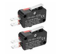 DQFOCPHHAA 10pcs V-151-1C25 SPDT 1 NO 1 NC Short Straight Hinge Lever Arm Limit Switch E-Switch